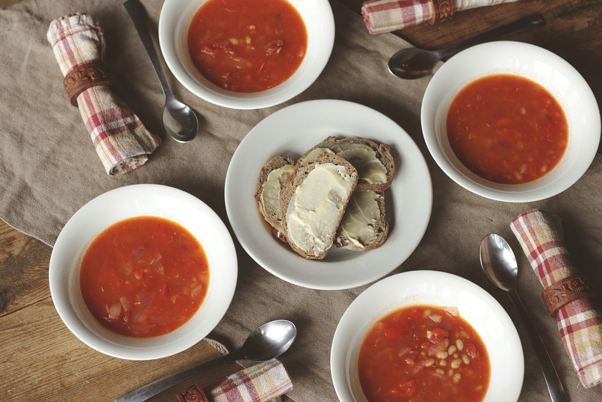 January 6 Tomato Bean Soup