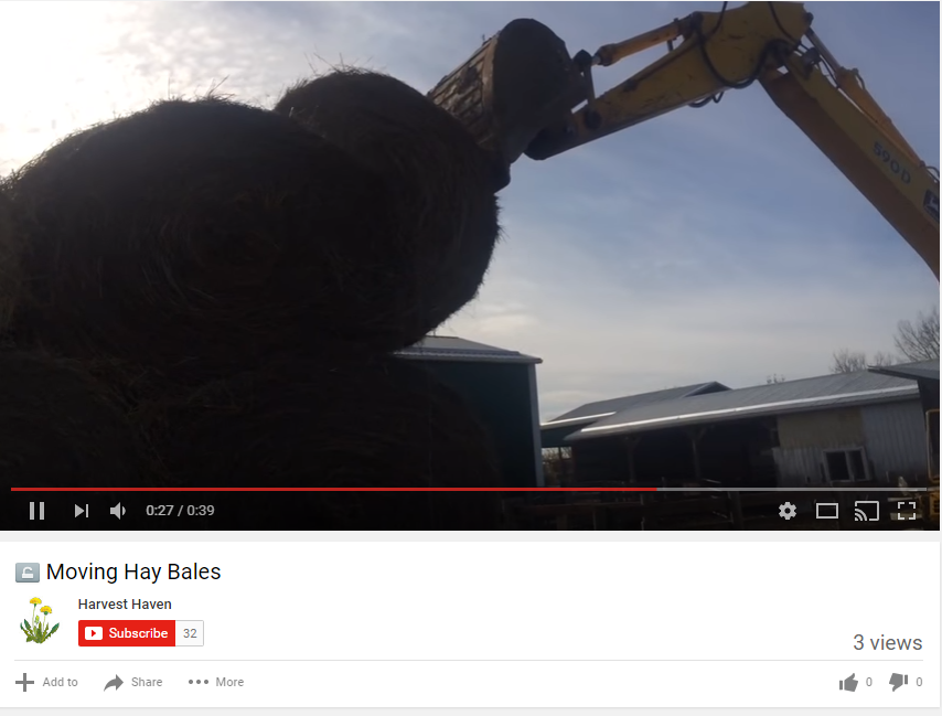 Moving Hay Bales