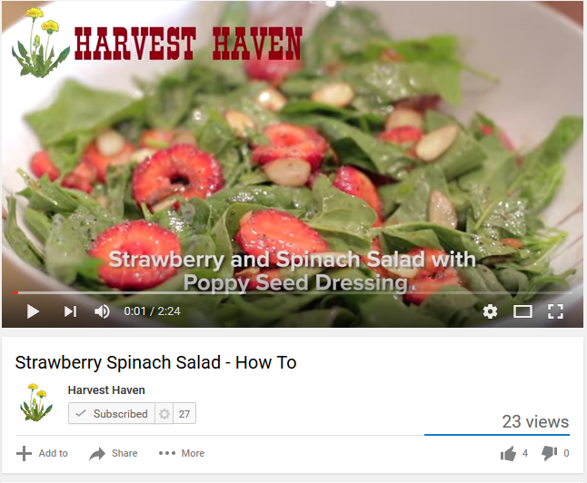 Strawberry Spinach Salad