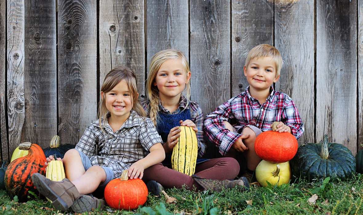 kids and squash