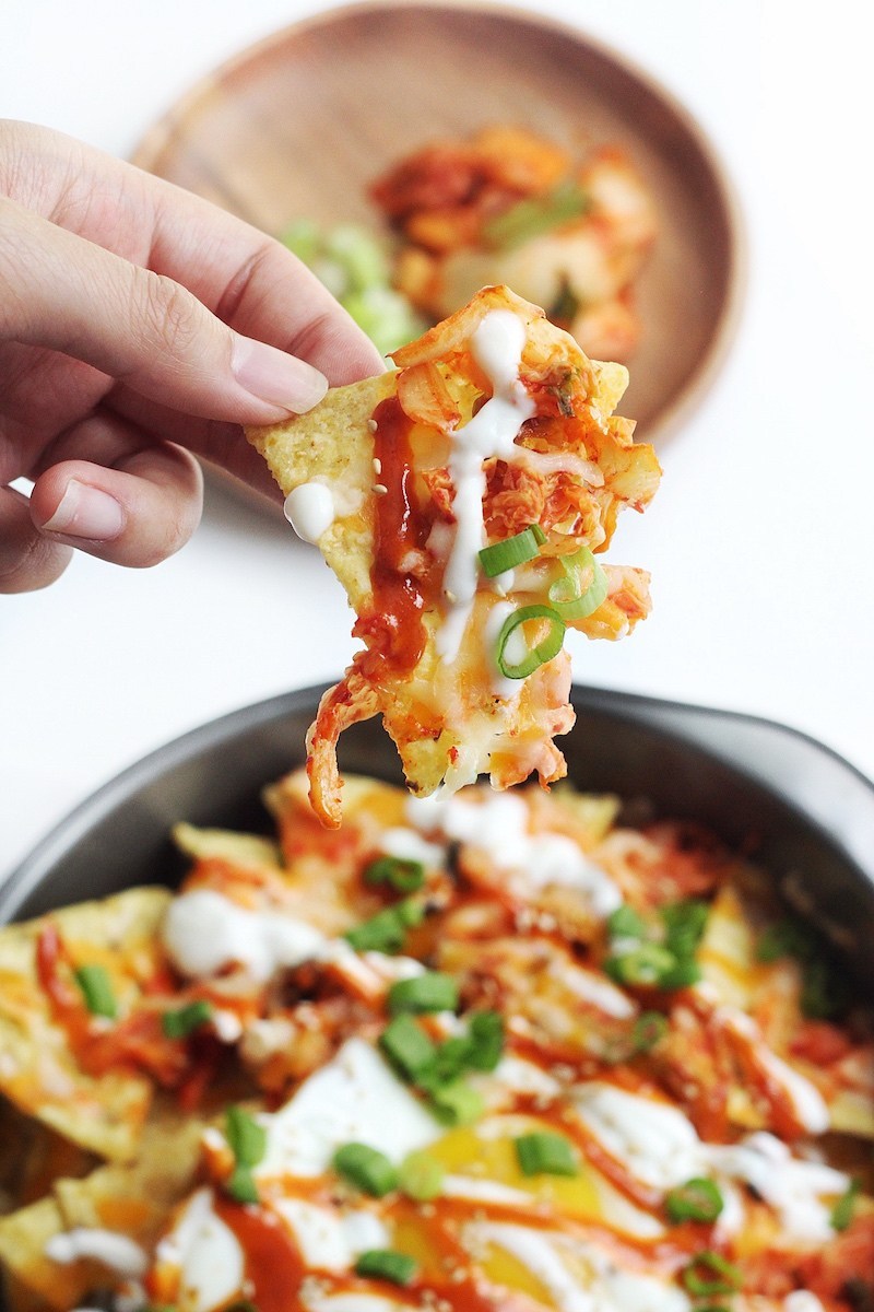 kimchi nachos