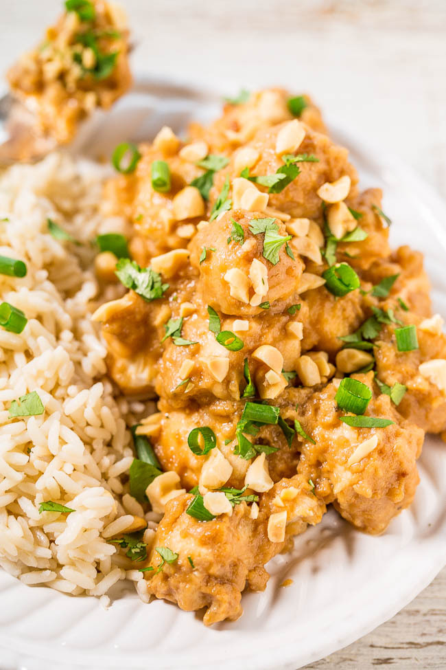 peanut butter chicken