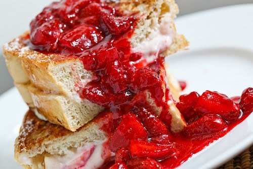 strawberry french toast