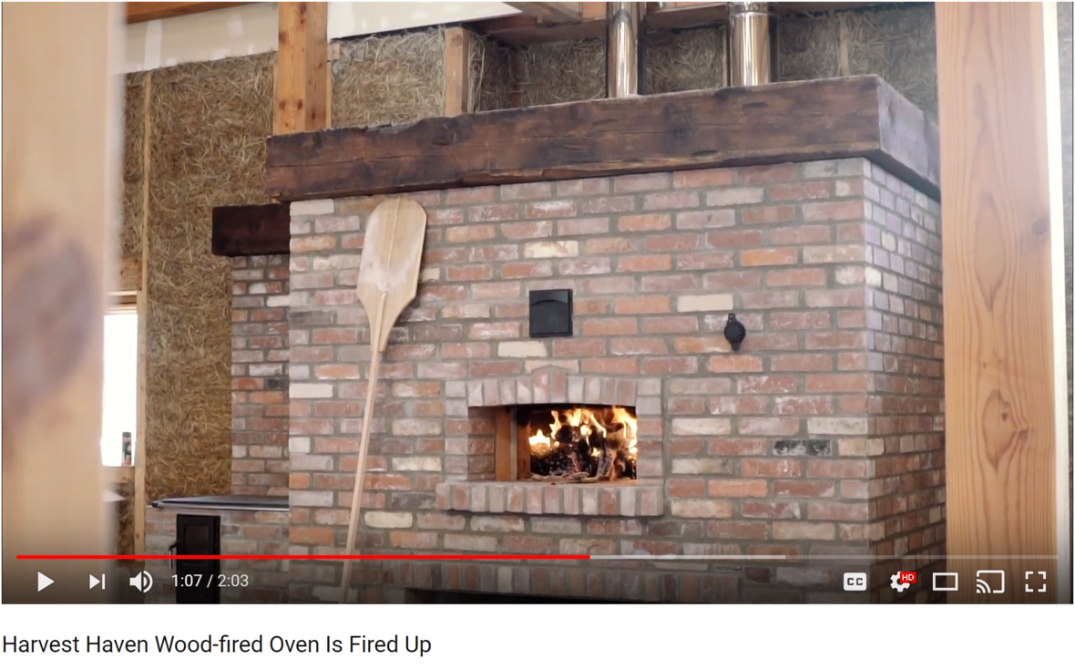 wood fired oven video